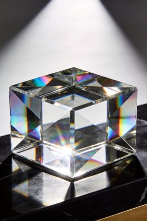 Crystal Geometric Cube