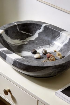 Marble Pattern Decorative Bowl
